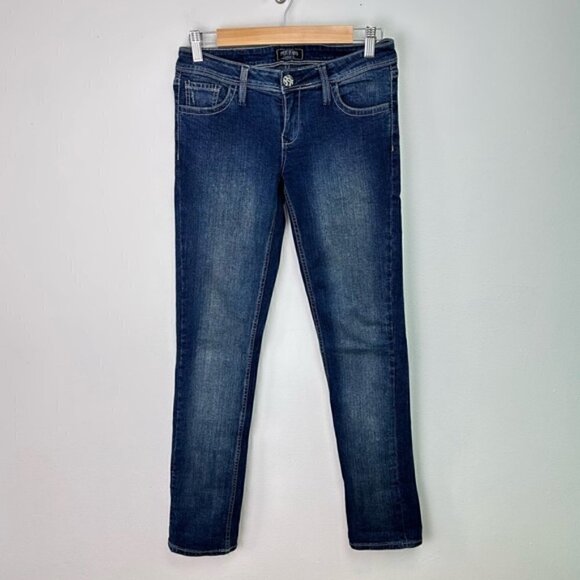 PEPE Jeans London Sanded Embroidered Pockets Blue 28 - Picture 3 of 9